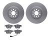 4502-74114 Geospec Brake Rotors w/5000 Advanced Brake Pads Kit, 2008-2013 Audi/Volkswagen, Position: Front - image 1