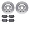 4502-74116 Geospec Brake Rotors w/5000 Advanced Brake Pads Kit, 2006-2021 Audi/Volkswagen, Position: Rear - image 1