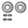 4502-74136 Geospec Brake Rotors w/5000 Advanced Brake Pads Kit, 2003-2015 Multiple Makes/Models, Position: Rear