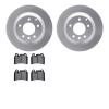 4502-74137 Geospec Brake Rotors w/5000 Advanced Brake Pads Kit, 2008-2009 Audi/Volkswagen, Position: Rear - image 1