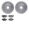 4502-74142 Geospec Brake Rotors w/5000 Advanced Brake Pads Kit, 2005-2015 Audi/Volkswagen, Position: Front - image 1