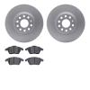 4502-74144 Geospec Brake Rotors w/5000 Advanced Brake Pads Kit, 2005-2018 Audi/Volkswagen, Position: Front - image 1