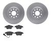 4502-74146 Geospec Brake Rotors w/5000 Advanced Brake Pads Kit, 2012-2020 Audi/Volkswagen, Position: Front - image 1