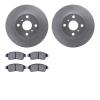 4502-76109 Geospec Brake Rotors w/5000 Advanced Brake Pads Kit, 1993-1997 Multiple Makes/Models, Position: Front - image 1