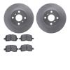 4502-76110 Geospec Brake Rotors w/5000 Advanced Brake Pads Kit, 1998-2002 Multiple Makes/Models, Position: Front - image 1