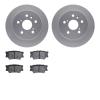 4502-76134 Geospec Brake Rotors w/5000 Advanced Brake Pads Kit, 2007-2012 Lexus/Toyota/Scion, Position: Rear - image 1