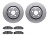 4502-76142 Geospec Brake Rotors w/5000 Advanced Brake Pads Kit, 2009-2015 Lexus/Toyota/Scion, Position: Front - image 1