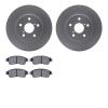 4502-76160 Geospec Brake Rotors w/5000 Advanced Brake Pads Kit, 1996-2003 Lexus/Toyota/Scion, Position: Front - image 1