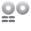 4502-76166 Geospec Brake Rotors w/5000 Advanced Brake Pads Kit, 2001-2009 Lexus/Toyota/Scion, Position: Rear - image 1