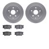 4502-76173 Geospec Brake Rotors w/5000 Advanced Brake Pads Kit, 2006-2018 Lexus/Toyota/Scion, Position: Rear - image 1