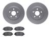 4502-76188 Geospec Brake Rotors w/5000 Advanced Brake Pads Kit, Fits Select Lexus/Toyota/Scion, Position: Front - image 1