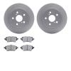 4502-76191 Geospec Brake Rotors w/5000 Advanced Brake Pads Kit, Fits Select Lexus/Toyota/Scion, Position: Rear - image 1