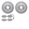 4502-79010 Geospec Brake Rotors w/5000 Advanced Brake Pads Kit, 2014-2016 Maserati, Position: Rear - image 1