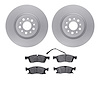 4502-79012 Geospec Brake Rotors w/5000 Advanced Brake Pads Kit, Fits Select Maserati, Position: Front