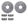 4502-80054 Geospec Brake Rotors w/5000 Advanced Brake Pads Kit, 1993-1997 Ford/Lincoln/Mercury/Mazda, Position: Rear - image 1