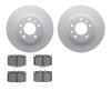 4502-80057 Geospec Brake Rotors w/5000 Advanced Brake Pads Kit, 1993-1995 Ford/Lincoln/Mercury/Mazda, Position: Front - image 1