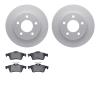4502-80061 Geospec Brake Rotors w/5000 Advanced Brake Pads Kit, 2004-2013 Ford/Lincoln/Mercury/Mazda, Position: Rear - image 1
