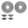 4502-80066 Geospec Brake Rotors w/5000 Advanced Brake Pads Kit, 2004-2013 Ford/Lincoln/Mercury/Mazda, Position: Front - image 1