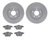 4502-80074 Geospec Brake Rotors w/5000 Advanced Brake Pads Kit, 2007-2013 Ford/Lincoln/Mercury/Mazda, Position: Front - image 1