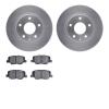 4502-80078 Geospec Brake Rotors w/5000 Advanced Brake Pads Kit, 2014-2015 Ford/Lincoln/Mercury/Mazda, Position: Rear - image 1