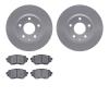4502-80083 Geospec Brake Rotors w/5000 Advanced Brake Pads Kit, 2014-2018 Ford/Lincoln/Mercury/Mazda, Position: Front - image 1