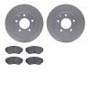 4502-80084 Geospec Brake Rotors w/5000 Advanced Brake Pads Kit, 2000-2006 Ford/Lincoln/Mercury/Mazda, Position: Front - image 1