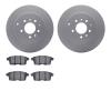 4502-80094 Geospec Brake Rotors w/5000 Advanced Brake Pads Kit, 2007-2015 Ford/Lincoln/Mercury/Mazda, Position: Rear - image 1