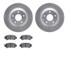 4502-80097 Geospec Brake Rotors w/5000 Advanced Brake Pads Kit, 2013-2015 Ford/Lincoln/Mercury/Mazda, Position: Rear - image 1