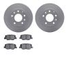 4502-80110 Geospec Brake Rotors w/5000 Advanced Brake Pads Kit, 2017-2018 Ford/Lincoln/Mercury/Mazda, Position: Rear - image 1