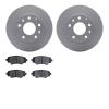4502-80111 Geospec Brake Rotors w/5000 Advanced Brake Pads Kit, 2017-2018 Ford/Lincoln/Mercury/Mazda, Position: Rear - image 1