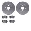 4502-91008 Geospec Brake Rotors w/5000 Advanced Brake Pads Kit, 2004-2006 Lexus/Toyota/Scion, Position: Front - image 1