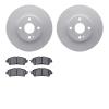 4502-91010 Geospec Brake Rotors w/5000 Advanced Brake Pads Kit, 2016-2020 Multiple Makes/Models, Position: Front - image 1