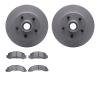 4502-99004 Geospec Brake Rotors w/5000 Advanced Brake Pads Kit, 1986-1987 Ford/Lincoln/Mercury/Mazda, Position: Front - image 1