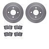 4502-99008 Geospec Brake Rotors w/5000 Advanced Brake Pads Kit, 2001-2019 Ford/Lincoln/Mercury/Mazda, Position: Rear