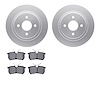 4502-99009 Geospec Brake Rotors w/5000 Advanced Brake Pads Kit, 2002-2004 Ford/Lincoln/Mercury/Mazda, Position: Rear - image 1