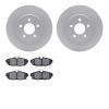 4502-99017 Geospec Brake Rotors w/5000 Advanced Brake Pads Kit, 2012-2014 Ford/Lincoln/Mercury/Mazda, Position: Rear - image 1