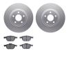 4502-99043 Geospec Brake Rotors w/5000 Advanced Brake Pads Kit, 2013-2019 Ford/Lincoln/Mercury/Mazda, Position: Front - image 1