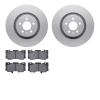 4502-99055 Geospec Brake Rotors w/5000 Advanced Brake Pads Kit, 2015-2020 Ford/Lincoln/Mercury/Mazda, Position: Front - image 1