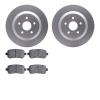 4502-99061 Geospec Brake Rotors w/5000 Advanced Brake Pads Kit, 2004-2007 Ford/Lincoln/Mercury/Mazda, Position: Rear - image 1