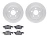 4502-99071 Geospec Brake Rotors w/5000 Advanced Brake Pads Kit, 2013-2018 Ford/Lincoln/Mercury/Mazda, Position: Rear - image 1