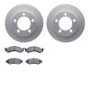 4502-99082 Geospec Brake Rotors w/5000 Advanced Brake Pads Kit, 1986-1993 Ford/Lincoln/Mercury/Mazda, Position: Front - image 1