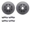 4502-99088 Geospec Brake Rotors w/5000 Advanced Brake Pads Kit, 1995-2000 Ford/Lincoln/Mercury/Mazda, Position: Front - image 1