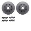 4502-99089 Geospec Brake Rotors w/5000 Advanced Brake Pads Kit, 2000-2004 Ford/Lincoln/Mercury/Mazda, Position: Front - image 1