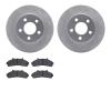 4502-99098 Geospec Brake Rotors w/5000 Advanced Brake Pads Kit, 1995-2002 Ford/Lincoln/Mercury/Mazda, Position: Front - image 1