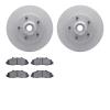 4502-99100 Geospec Brake Rotors w/5000 Advanced Brake Pads Kit, 1997-1999 Ford/Lincoln/Mercury/Mazda, Position: Front - image 1