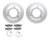 4502-99109 Geospec Brake Rotors w/5000 Advanced Brake Pads Kit, 2017-2019 Ford/Lincoln/Mercury/Mazda, Position: Front - image 1