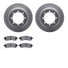 4502-99111 Geospec Brake Rotors w/5000 Advanced Brake Pads Kit, 1999-2004 Ford/Lincoln/Mercury/Mazda, Position: Rear - image 1