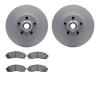 4502-99125 Geospec Brake Rotors w/5000 Advanced Brake Pads Kit, 2003-2005 Ford/Lincoln/Mercury/Mazda, Position: Front - image 1