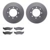4502-99128 Geospec Brake Rotors w/5000 Advanced Brake Pads Kit, 1999-2005 Ford/Lincoln/Mercury/Mazda, Position: Front - image 1