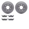 4502-99147 Geospec Brake Rotors w/5000 Advanced Brake Pads Kit, 2010-2011 Ford/Lincoln/Mercury/Mazda, Position: Rear - image 1